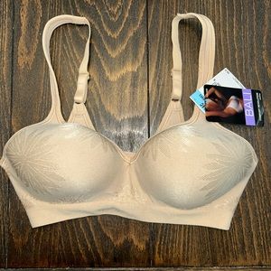 Bali Comfort Revolution Wireless Bra style 3463  NWT 34C Nude Beige